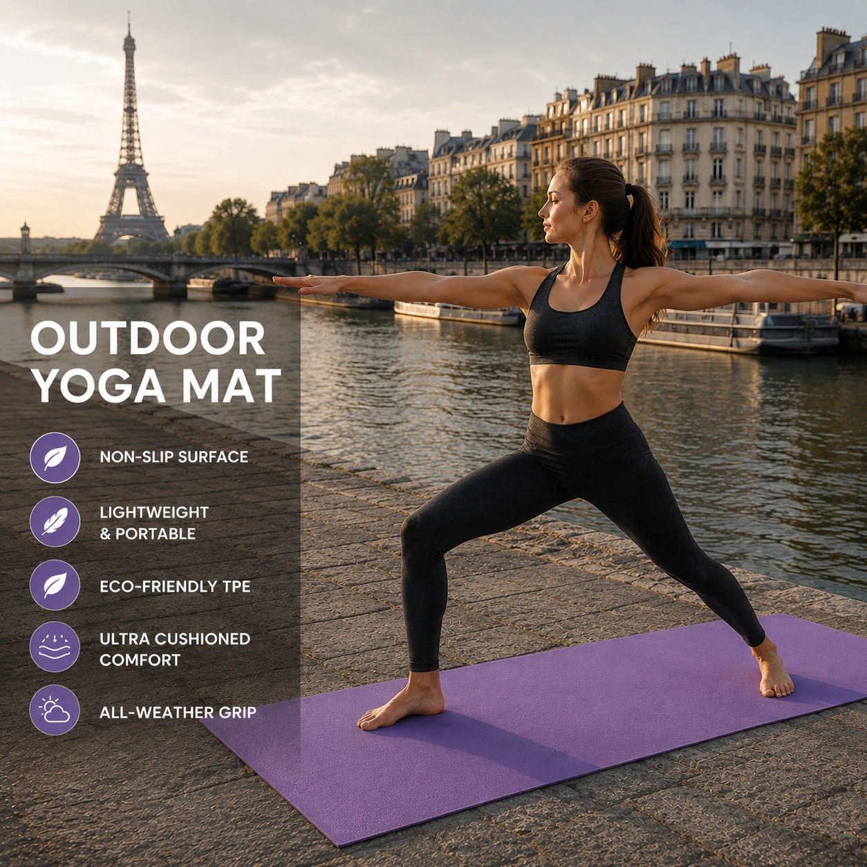 Premium Non-Slip EVA Yoga & Fitness Mat
