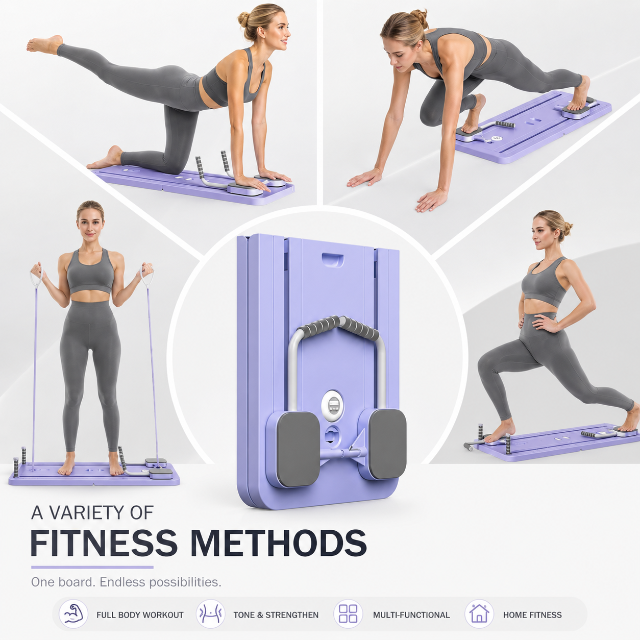 All-in-One Pilates & Core Training Boar ( Bundle )