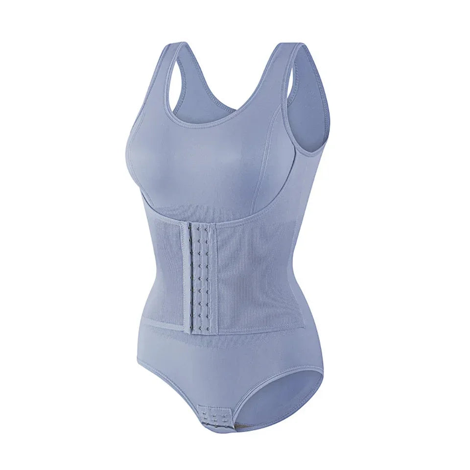 Zippered Tummy Control Sculpting Bodysuit