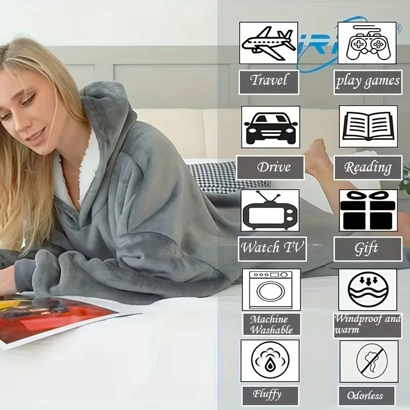 Avermate™ Wearable Flannel Blanket