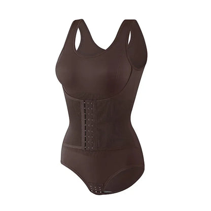 Zippered Tummy Control Sculpting Bodysuit